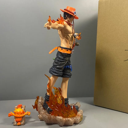 One Piece - Figurine Portgas D. Ace - 28cm en PVC avec effets de lumière