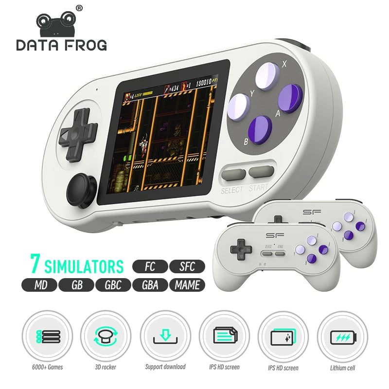 GamersGalaxy - Handheld Console with 6000 Games Retro Video Games