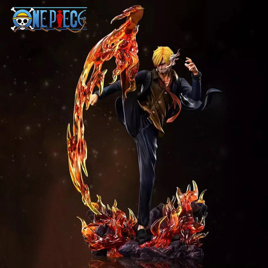 One Piece Sanji Burning Kick (Diable Jambe) Pose Figure