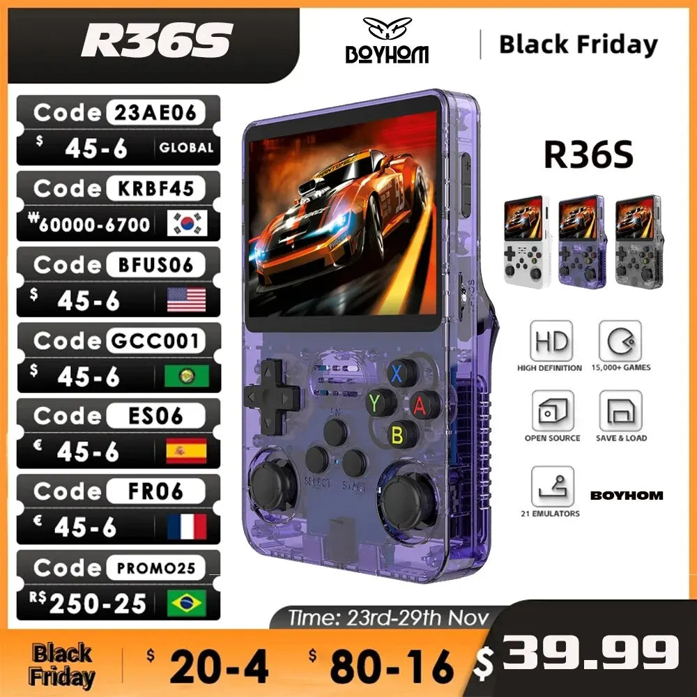 R36S : Console portable rétro