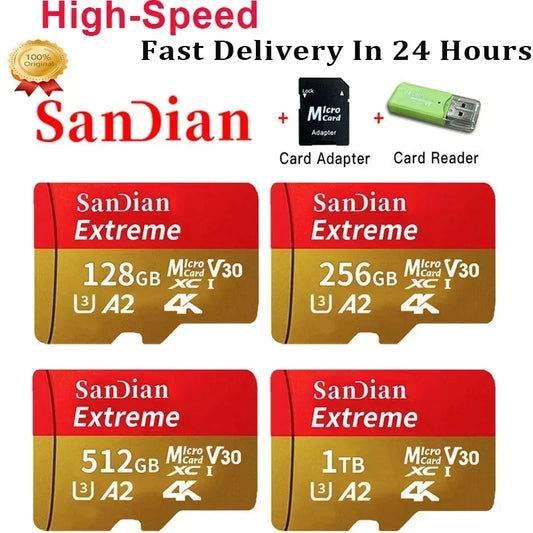 SD Cards Mini Micro TF up to 1 TB